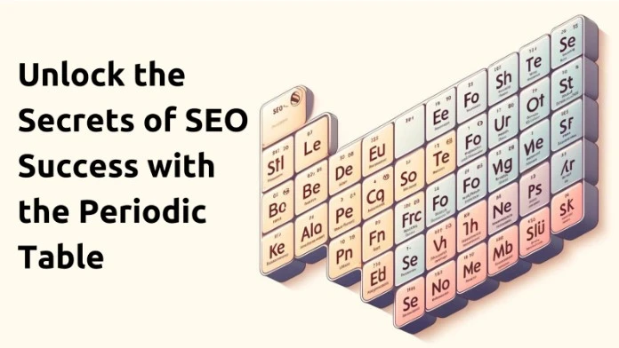 periodic table for seo