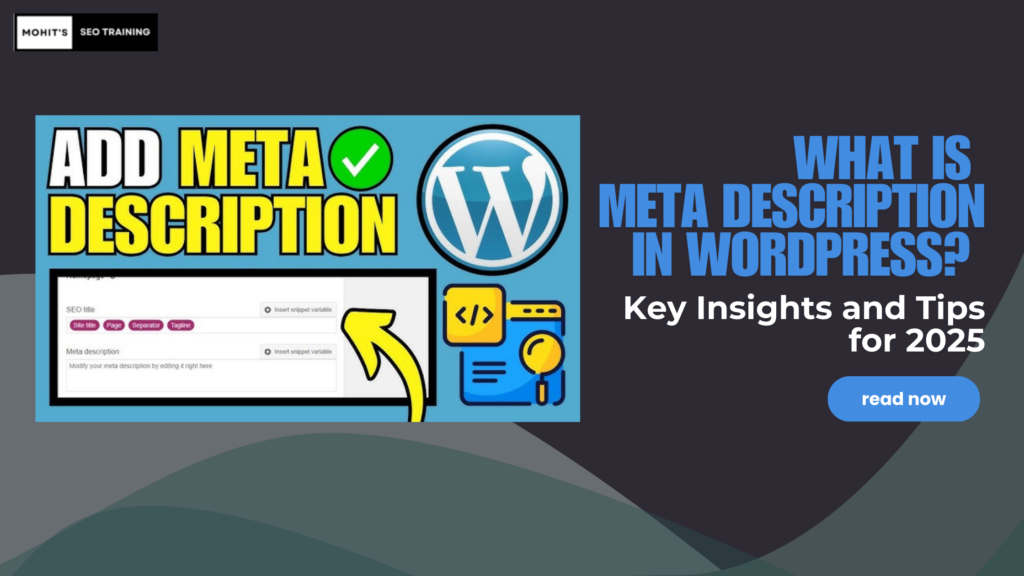 meta description in wordpress