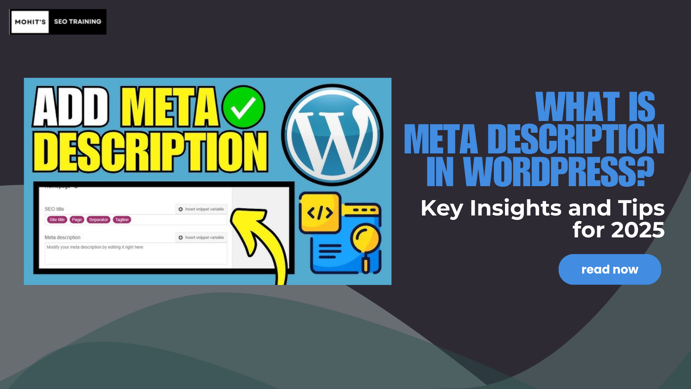 meta description in wordpress