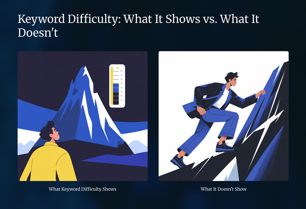what the keyword difficulty score does not show you