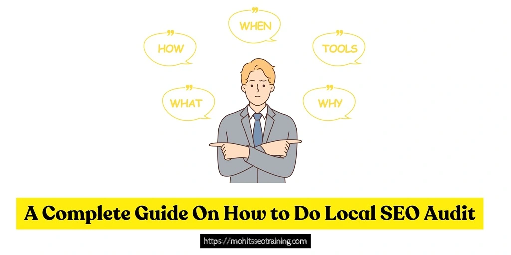 how to audit local seo step by step