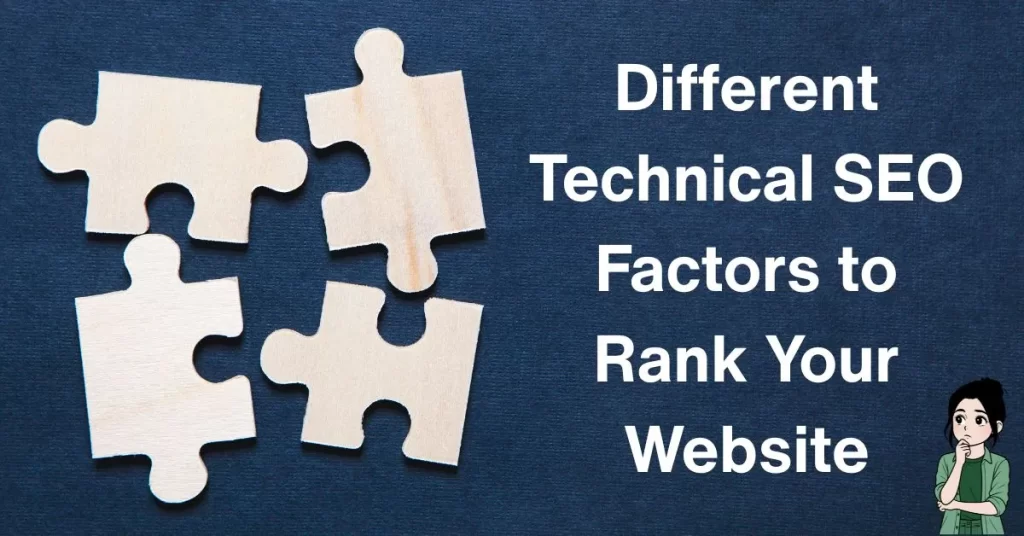 different technical seo factors list