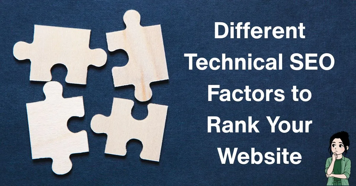 different technical seo factors list