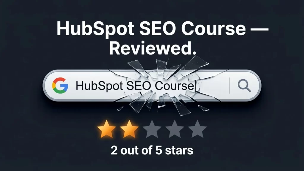 hubspot seo course review