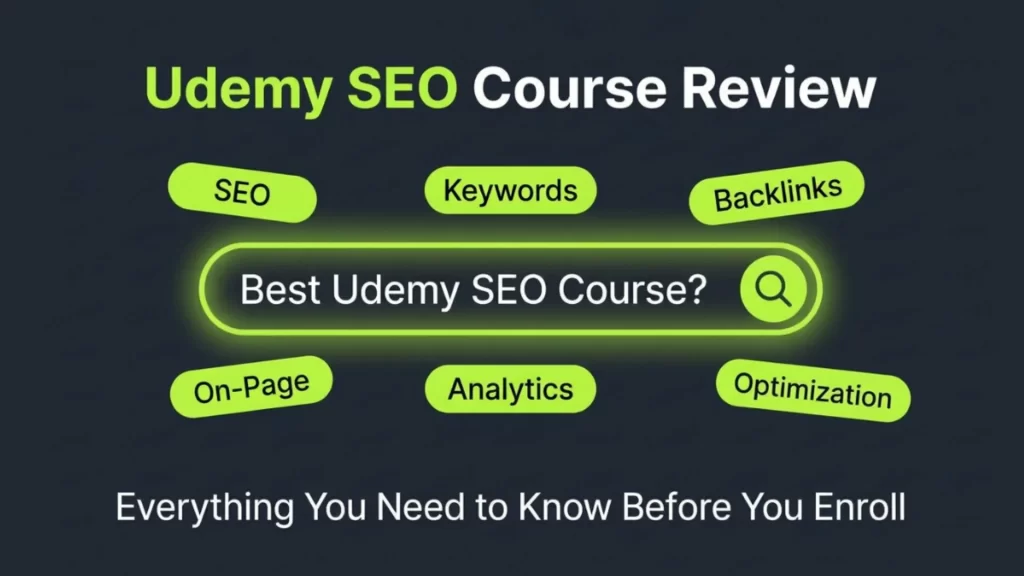 udemy seo course review