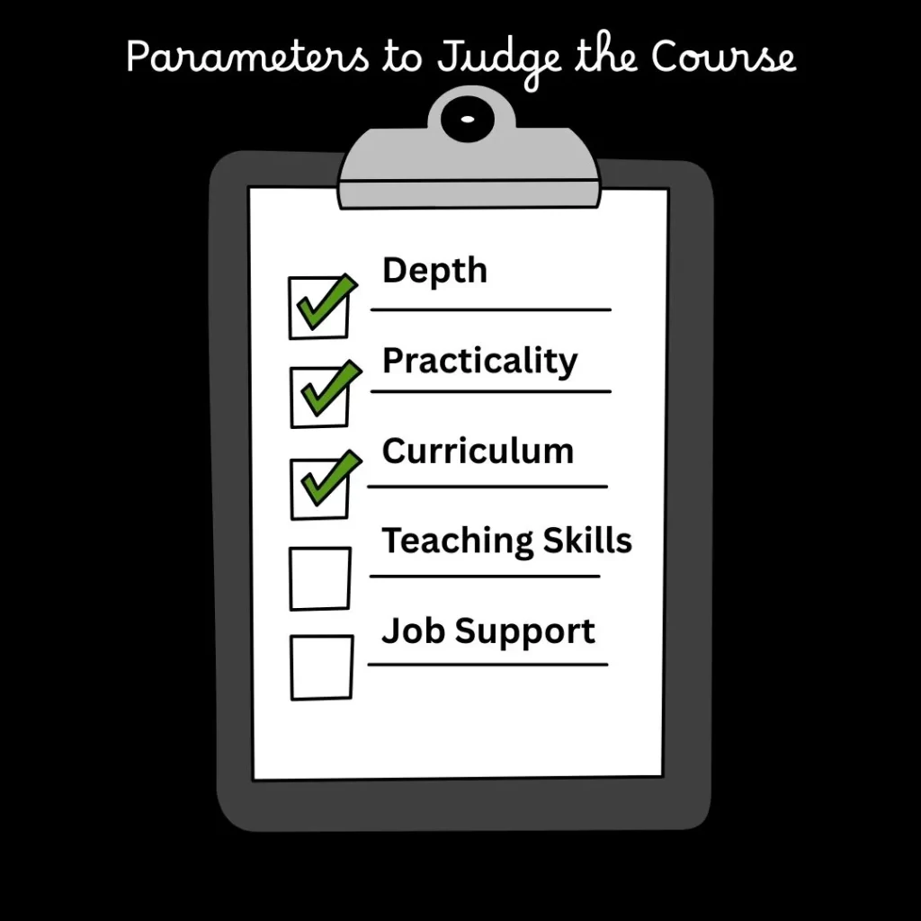 wscube tech course parameters to judge