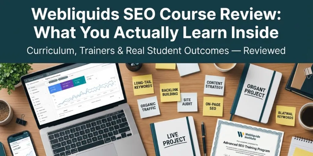 Webliquids Institute SEO Course Review