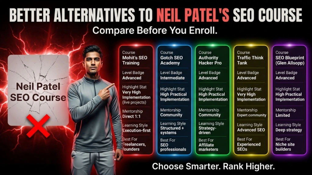 better alternatives to neil patel's seo course