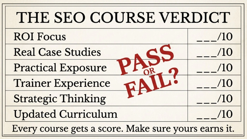 factors to look before choosing seo course in mumbai