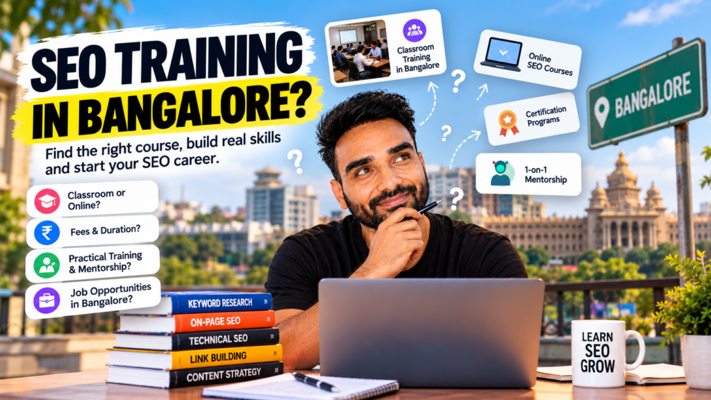 Top SEO Courses in Bangalore for 2026–2027: 8 Questions to Ask Before You Enrol