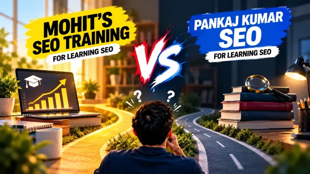 Mohit’s SEO Training vs Pankaj Kumar SEO Course