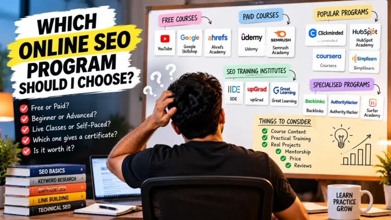 Top SEO Courses in India: A Fresher’s Guide to Choosing the Right One