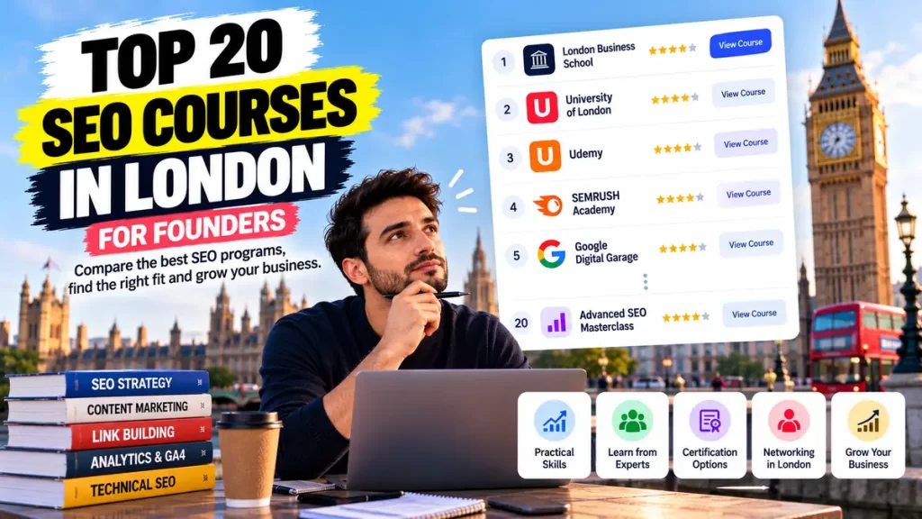 Top AI SEO Courses in London for Founders (2026–2027)